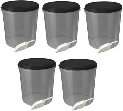 Randal Plastic Utility Container  - 10000 ml(Pack of 5, Black)