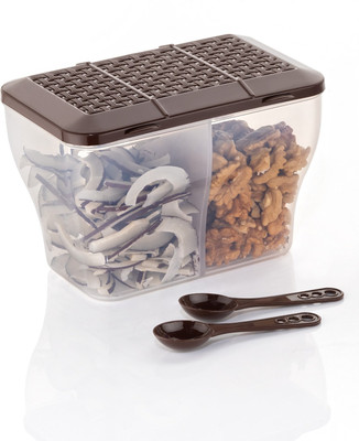 COLOSSAL Plastic Grocery Container  - 2000 ml(Brown)