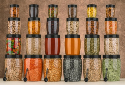 WRST Plastic Utility Container  - 1200 ml, 650 ml, 350 ml, 250 ml(Pack of 24, Clear)