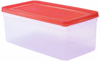 Morvi Plastic Grocery Container  - 4200 ml(Red)
