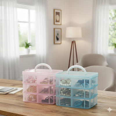 MAXTID Plastic Grocery Container  - 5 ml(Blue, Pink)