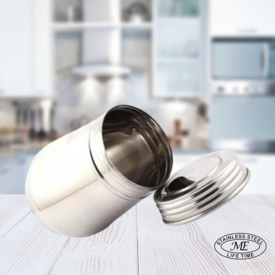 Mangleshwar Stainless Steel Grocery Container  - 200 ml(Silver)