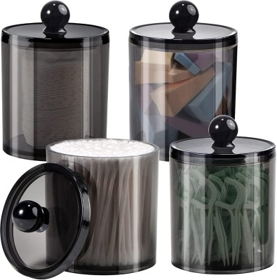 MAMYA Plastic Utility Container  - 50 ml(Pack of 4, Black)