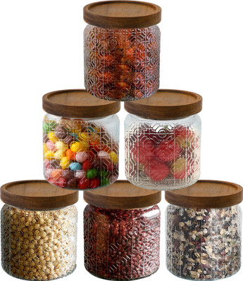 UMAI Glass Utility Container  - 500 ml(Pack of 6, Clear)