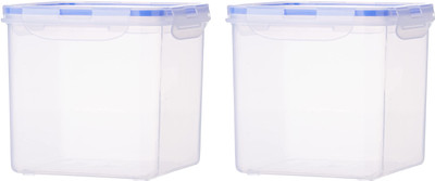 AK HUB Plastic Utility Container  - 2300 ml(Pack of 2, White)