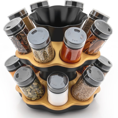 Flipkart SmartBuy Plastic Grocery Container  - 2400 ml(Gold)