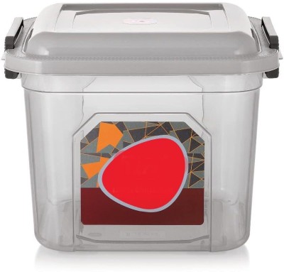 wiaa Plastic Grocery Container  - 14 L(Grey)