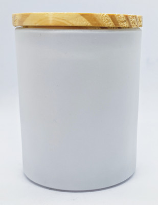 Naum enterprises Glass Utility Container  - 200 ml(Pack of 6, White)