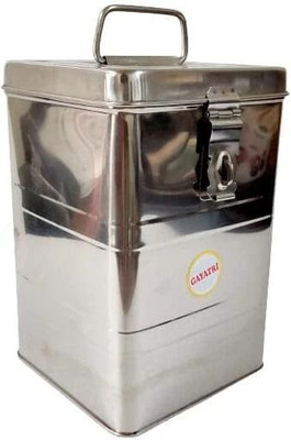 Gayatri Stainless Steel Utility Container  - 5 kg(Clear)