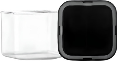 SKYLIO Plastic Utility Container  - 500 ml(Pack of 6, Clear, Black)