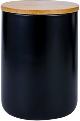 KUBER INDUSTRIES Ceramic Utility Container  - 800 ml(Pack of 2, Black)