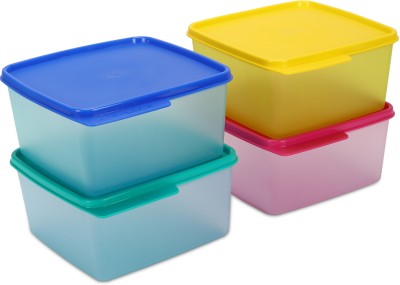 Air-Lock Plastic Utility Container  - 1200 ml(Pack of 4, Pink, Blue, Yellow, Green)