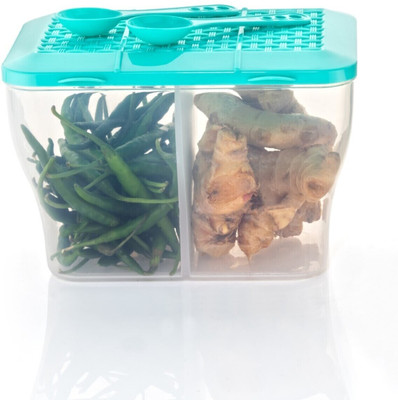 Metrolife Plastic Grocery Container  - 2000 ml(Green)