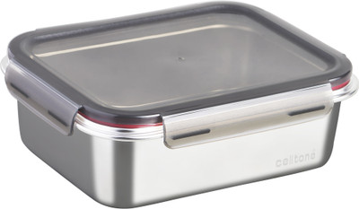 Celltone Stainless Steel, Plastic Fridge Container  - 2250 ml(Silver)