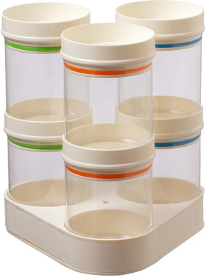 ACTIONWARE Plastic Grocery Container  - 500 ml(Pack of 6, Multicolor)