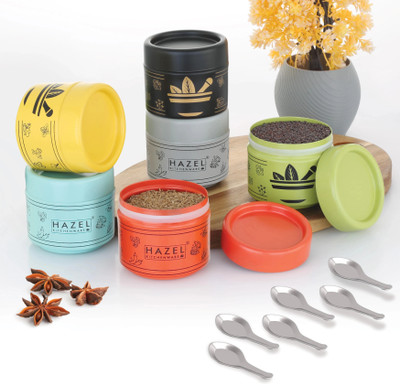 HAZEL Iron Utility Container  - 250 ml(Pack of 12, Multicolor)