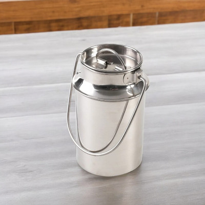 Bravity Steel Milk Container  - 500 ml(Silver)
