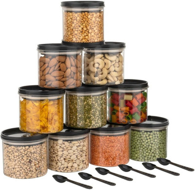DEXON Plastic Grocery Container  - 1000 ml(Pack of 2, Multicolor)