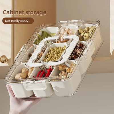 Q7 BRAND Plastic Grocery Container  - 700 ml(Pack of 9, Clear)
