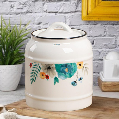 HOMESTIC by Kuber Industries Ceramic Utility Container  - 750 ml(Multicolor)