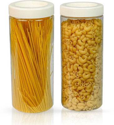 SCL Steelo Plastic Grocery Container  - 1500 ml(Pack of 2, Clear)