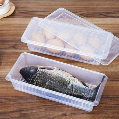 HELOVIA Plastic Fridge Container  - 1500 ml(Pack of 2, Clear)