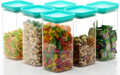 CLOUDHEAD Plastic Grocery Container  - 1500(Pack of 6, Blue)