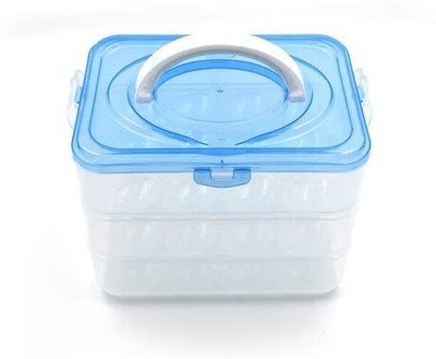 PAVITYAKSH Plastic Egg Container  - 500 ml(Multicolor)