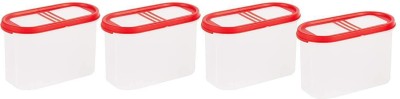 Flipkart SmartBuy Plastic Utility Container  - 1200 ml(Pack of 4, Red)