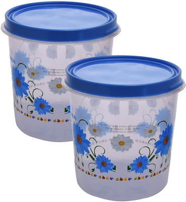 HOMESTIC by Kuber Industries Plastic Utility Container  - 5 L(Pack of 2, Blue)