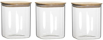 VINDRO Glass Utility Container  - 950 ml(Pack of 3, Multicolor)