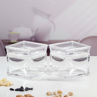Kookee Plastic Grocery Container  - 400 ml(Pack of 2, Transparent)