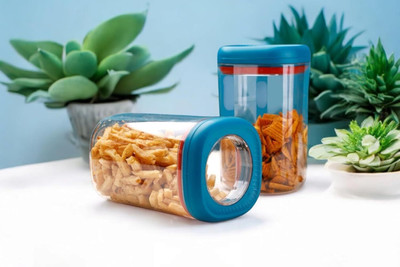 PRANISHA ENTERPRISE Plastic Utility Container  - 1200 ml(Pack of 2, Multicolor)