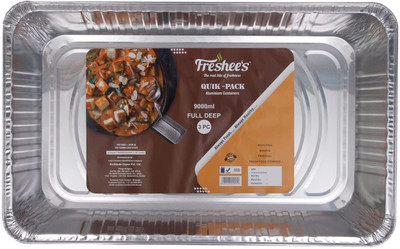 Freshee Aluminium Utility Container  - 9000 ml(Silver)