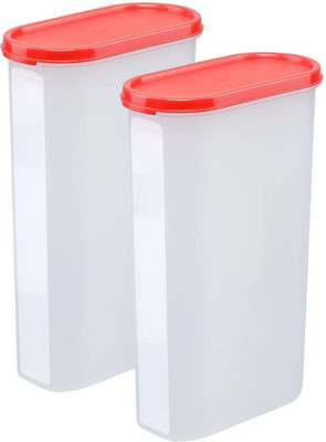 Cutting EDGE Plastic Grocery Container  - 3 L(Pack of 2, Red)