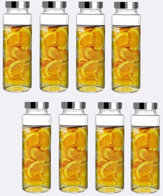 1st Time Glass Utility Container  - 750 ml(Pack of 8, Clear)