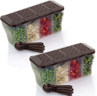 ADMONITION Plastic Utility Container  - 1800 ml(Brown)