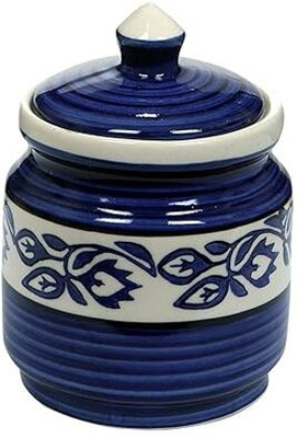GSS Ceramic Pickle Jar  - 2 L(White, Blue)