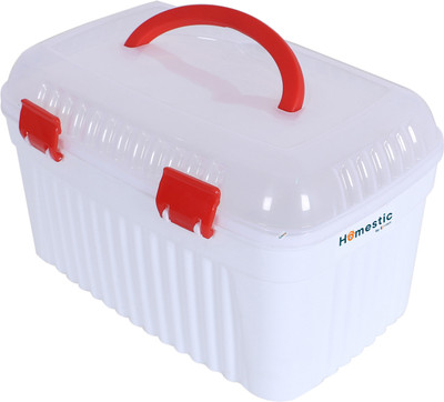 HOMESTIC by Kuber Industries Plastic Utility Container  - 1000 ml(White)