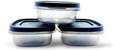 TORIVA Plastic, Polypropylene Utility Container  - 300 ml(Pack of 3, Grey)