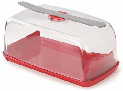 NAYASA Plastic Fridge Container  - 500 ml(Red)