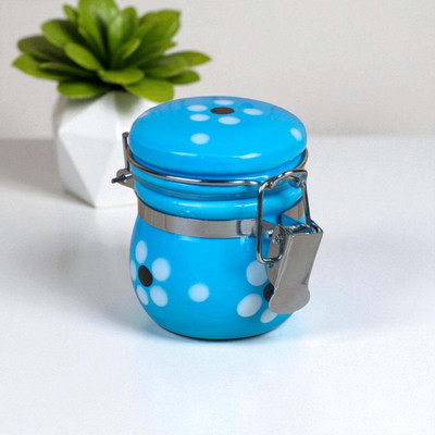 Kookee Ceramic Grocery Container  - 100 ml(Blue)