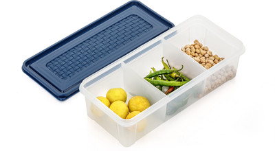 SKYLIFE Plastic Fridge Container  - 2000 ml(Blue)