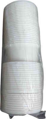 PK Collection Plastic Grocery Container  - 500 ml(Pack of 10, White)