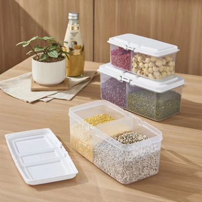 RDKITCHENWERE Plastic Fridge Container  - 1000 ml(Pack of 3, White)