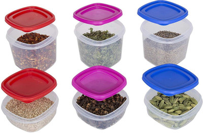 Cutting EDGE Plastic Utility Container  - 125 ml, 250 ml(Pack of 12, Multicolor)