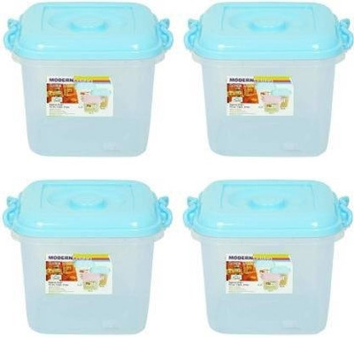 NEELESHWARI Plastic Utility Container  - 10 L(Pack of 4, Blue)