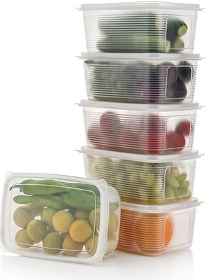 almura plus Plastic Grocery Container  - 1000 ml(Transparent)