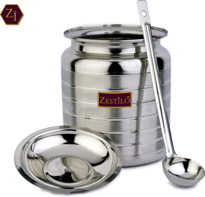 Zestilo Steel Utility Container  - 1500 ml(Silver)