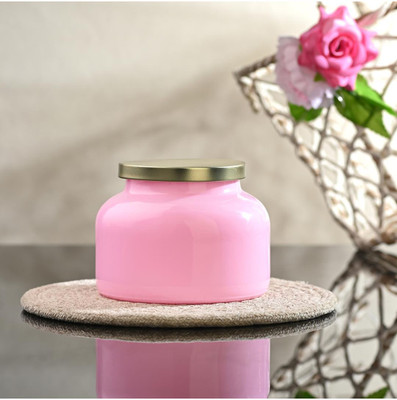 1st Time Glass Utility Container  - 700 ml(Pink)
